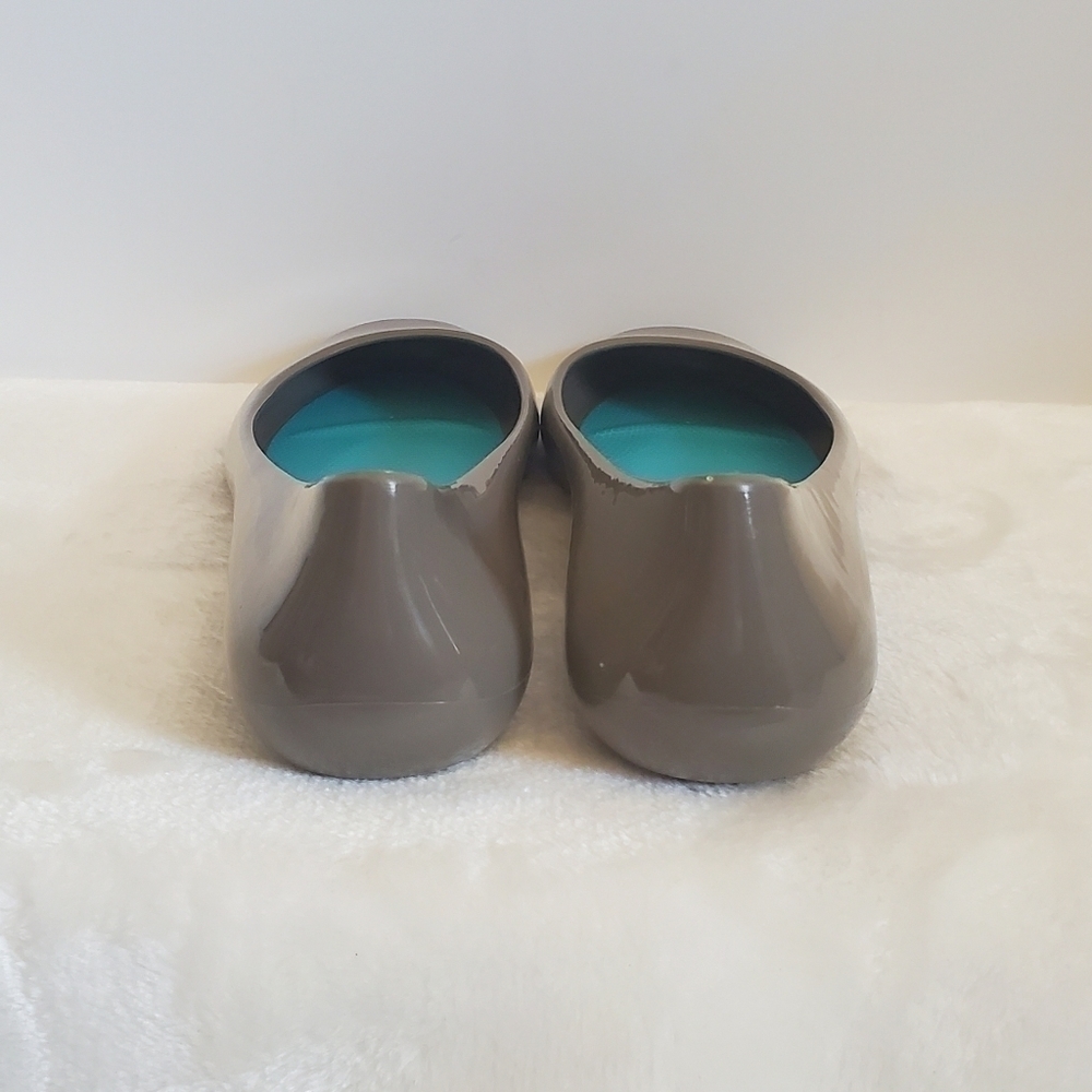 OKA B Taylor Gray Brown Jelly Rubber Ballet Slip On Flats Size US 8 EU 38 - Picture 7 of 15